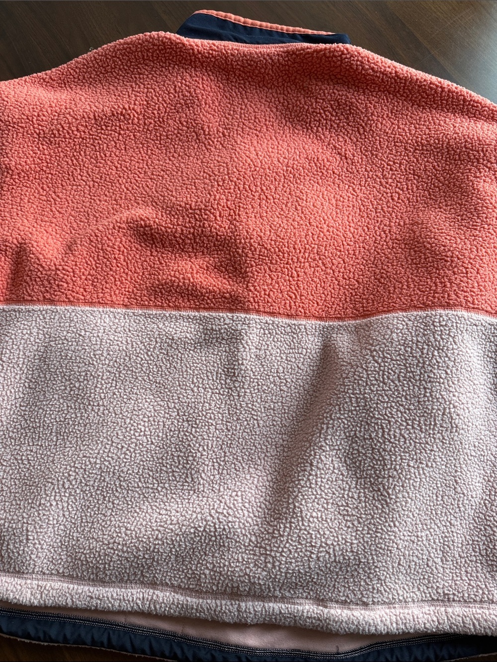 NorthFace - Colorblock Sherpa Fleece Pullover - Coral & Blush - 3XL - woman - Picture 10 of 12